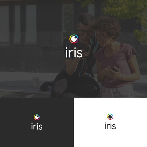 Logo for Iris, the decentralized alternative to social media giants Design by Ana ✨