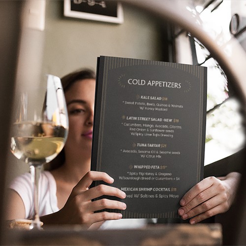 Menu contest entry by TheShine