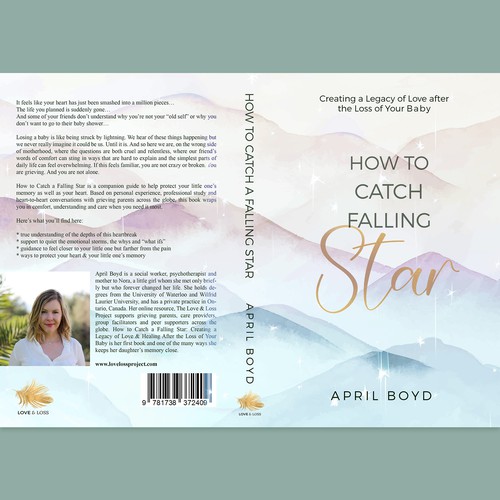 Design a book cover for "How to Catch a Falling Star" Design by Aleaca