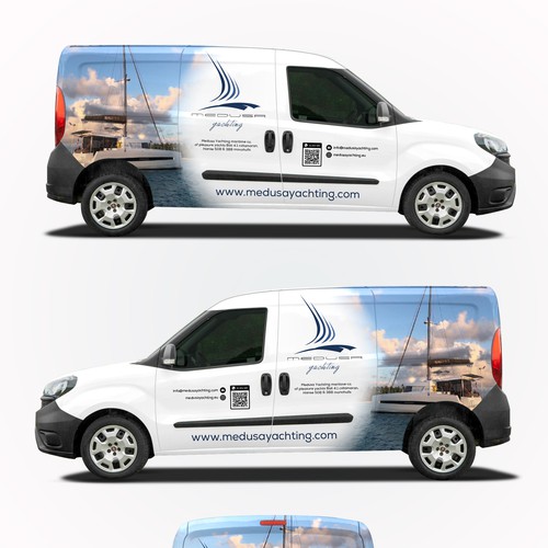 Set Sail on an Unforgettable Adventure – Design an Artistic Van Wrap for Our Charter Sailing Company Design by Duha™