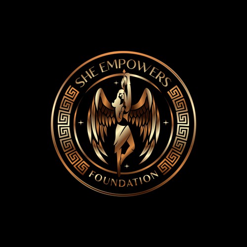 SHEempowers - luxurious design of a woman preferrably in some kind of a circle to appeal to women professionals Design by eMbo