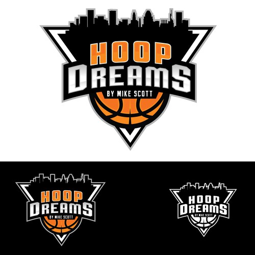 Create a sleek, athletic logo for Hoop Dreams by Mike Scott Design by JK Graphix