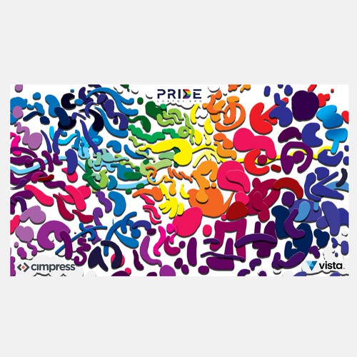 Virtual backgrounds for PRIDE month (multiple winners) Diseño de lofosparalogos
