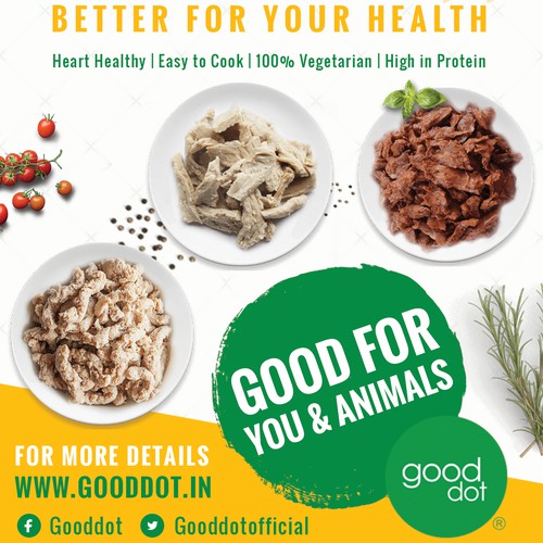 1st Vegetarian Meat company in India needs a poster Poster contest