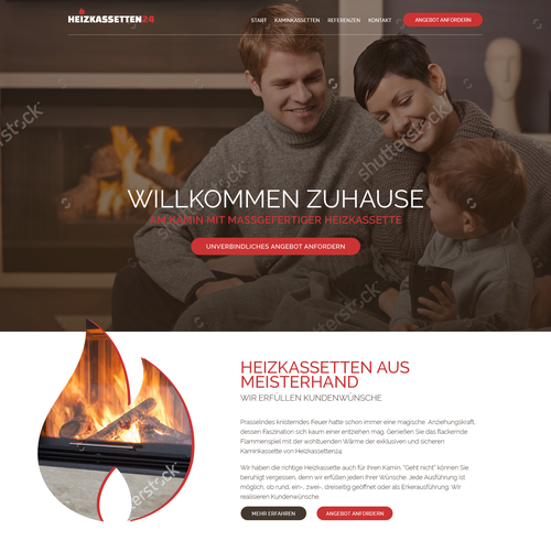 Design de site proposta de design por karomatisch