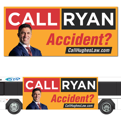 Bus Ad for Lawyer - Need diff styles Design réalisé par TypeF Design