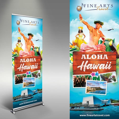 Looking for an Exciting Trade Show Banner for our Travel Company Design by vsardju