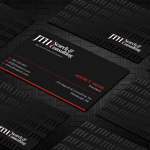 Business Card Design for Executive Search Firm Design by Taaiebah