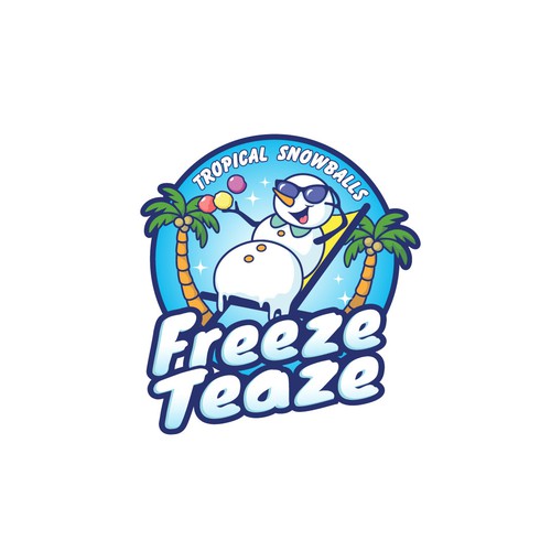 "Freeze Teaze Tropical Snowballs" Design by Mieko