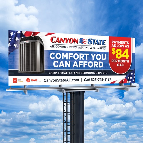 Design An Eye-Catching Billboard For An HVAC Company Design réalisé par SoftSkills