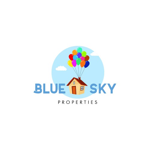 Create a Logo! Blue Sky Properties Design by Drawdesigner