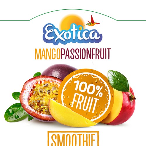 Create an eye catching label, for a smoothie brand. | Product label contest  | 99designs