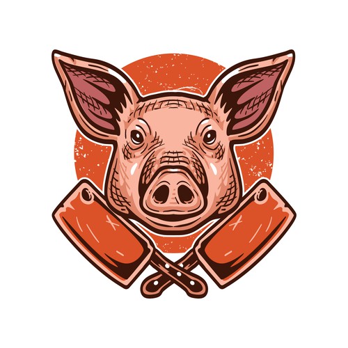 Design a gritty, valiant pig for our barbecue restaurant Design by swayzo