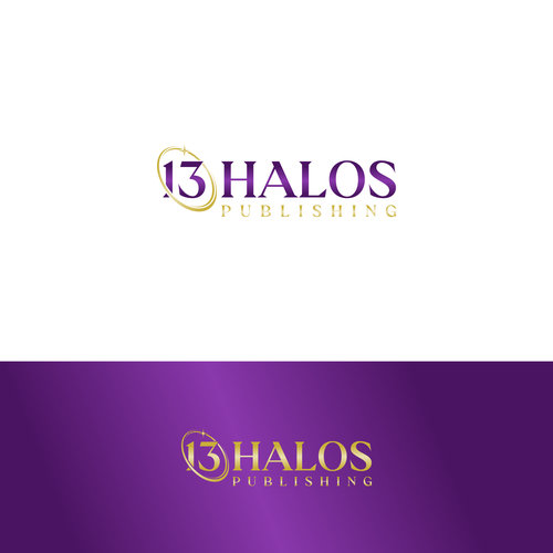 13 Halos Publishing logo Diseño de StudioJack