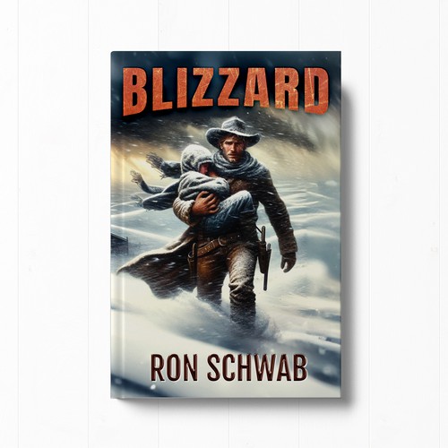 We need a dynamic book cover for our novel, "Blizzard"! Design by designers.dairy™