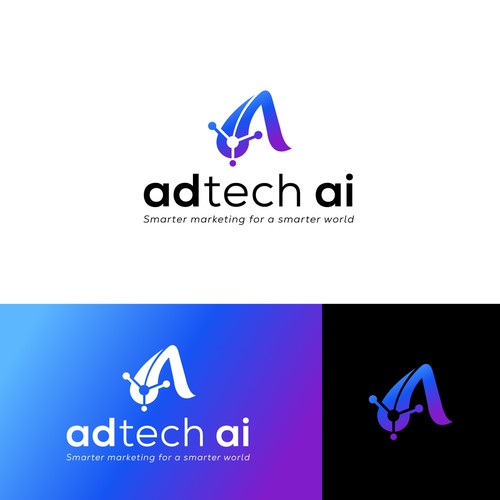 *New* AdTech.AI (or AdTech AI) : Advertising SAAS Company !need an identity! Design by ♔KDR♔Designs