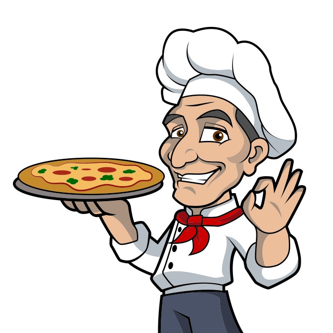 Italian Pizza Chef Caracature | Character or mascot contest