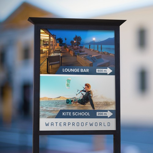 Cartelería propuesta en el concurso por Sezt