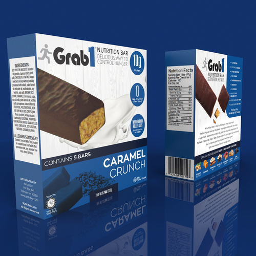 New box design fro Protein bars Design by Thebestbydesign