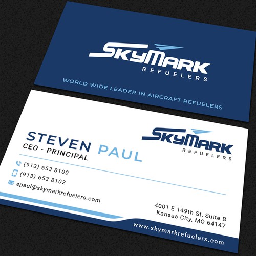 Need business card redesign for Aircraft Truck Fueling company Design by H_IMAM
