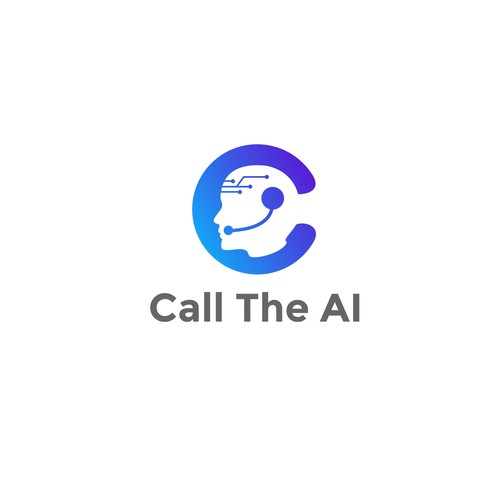 AI Communication Logo Design by yudilima