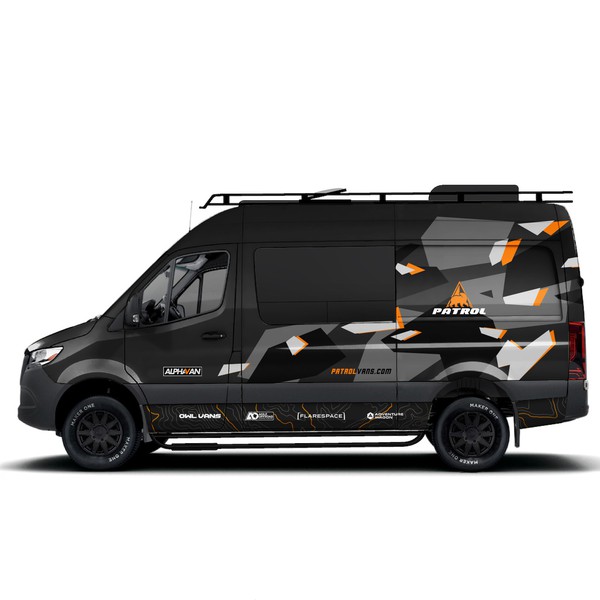 Adventure Camper Van Wrap Design