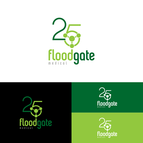 "25th Anniversary Commemorative Logo" winning Signage