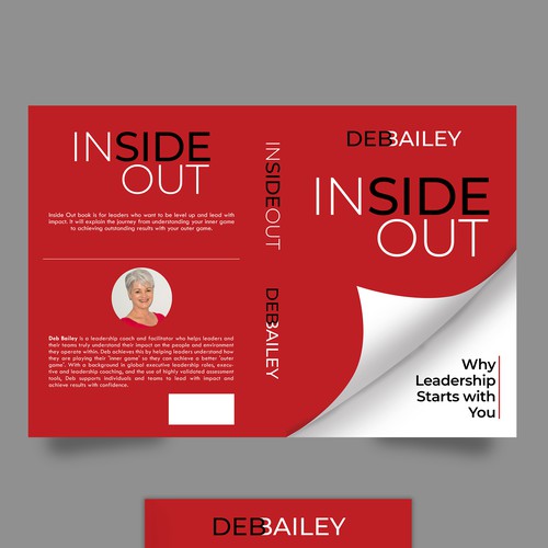 Debs Inside Out book cover Design réalisé par Yna