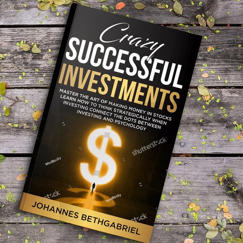 Powerful Book Cover for an Investing book that helps to Build Wealth in the Stock Market Design by studio02