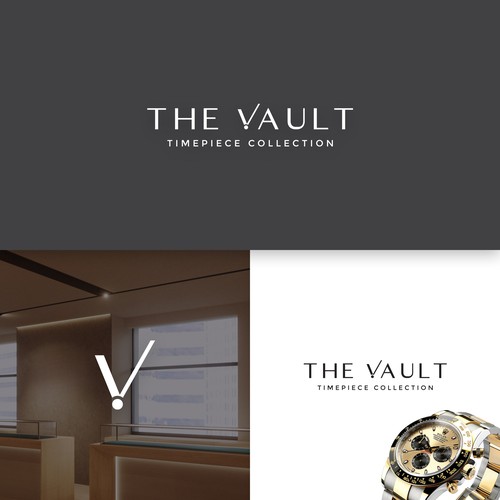 The Vault | Timepiece Collection Logo Contest Design by Mr. Watkinz