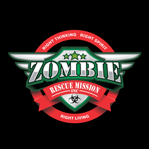 Zombie Rescue Mission Branding Design Logo & brand identity pack contest
