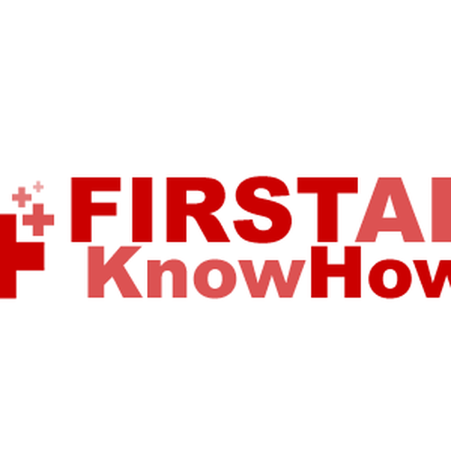 "First Aid Know How" Logo Design von Black&Red