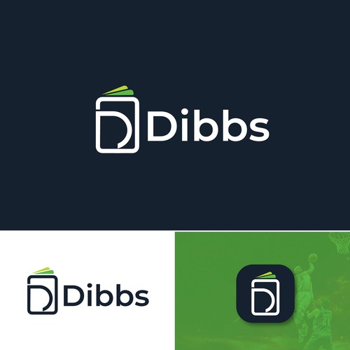 Dibbs - logo for fractional sports card trading market Design by Ideaplane Studio