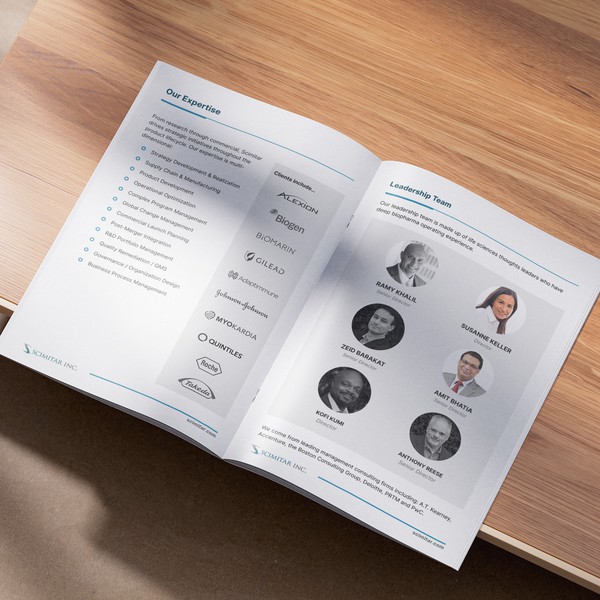  A Modern Pharmaceutical Brochure