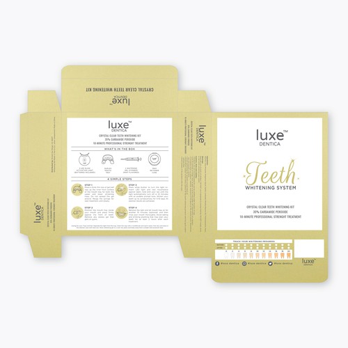 Teeth whitening packaging Design by emmafoo