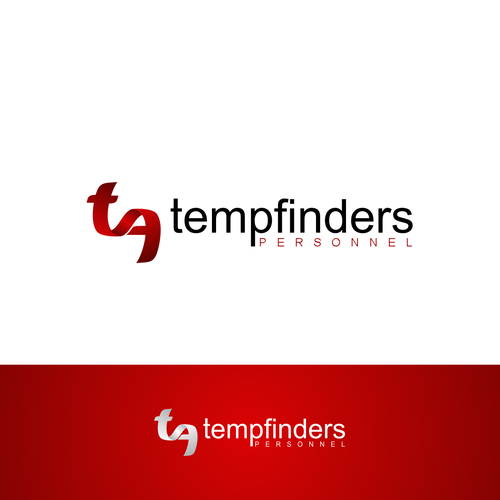 logo for Tempfinders Personnel Design by coffee luwak