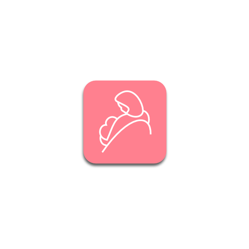 App icon for breast feeding app Design by K-Art Lab
