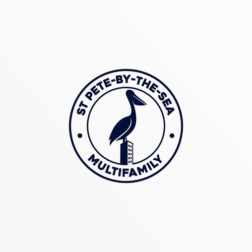 Sophisticated Florida Pelican Logo Design by SilverD™