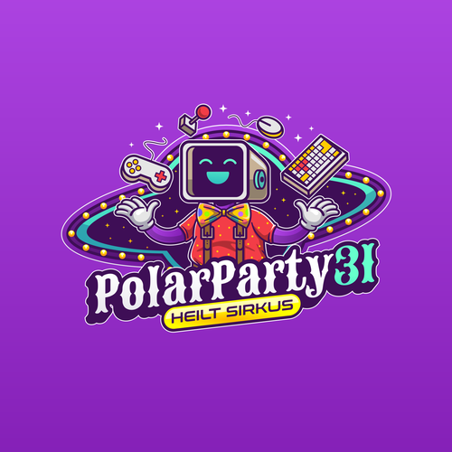 Logo for computer party Design by bayuRIP