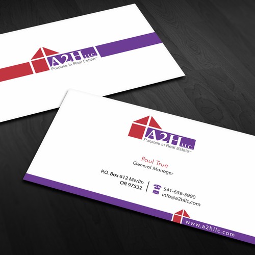 Create a winning business card design for Real Estate with a purpose Design by Xclusive16