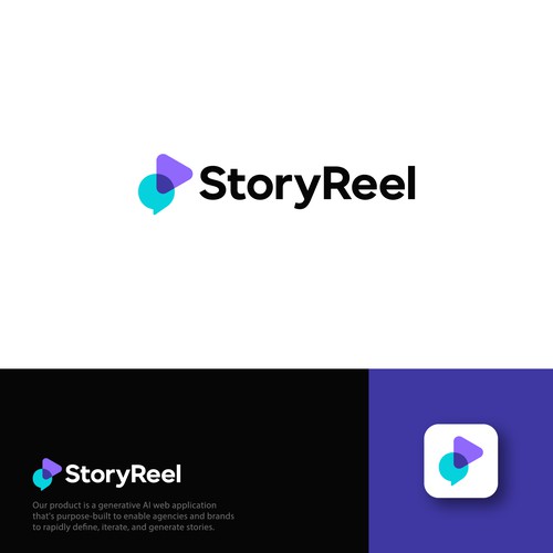 Generative AI storytelling service for creative agencies and brands Design by LRNNKL