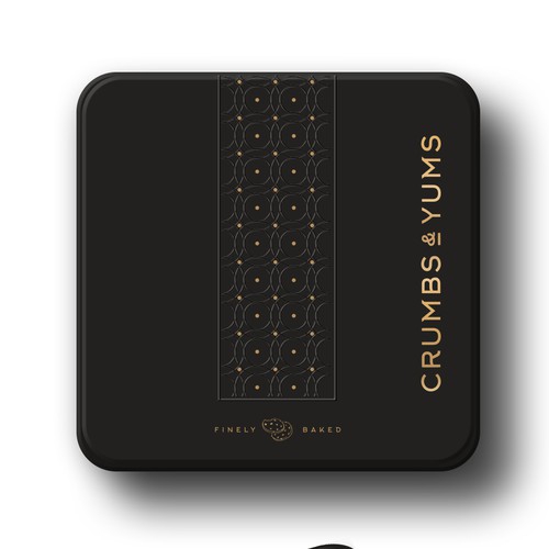 crums and yums cookie tin Design von intanamir