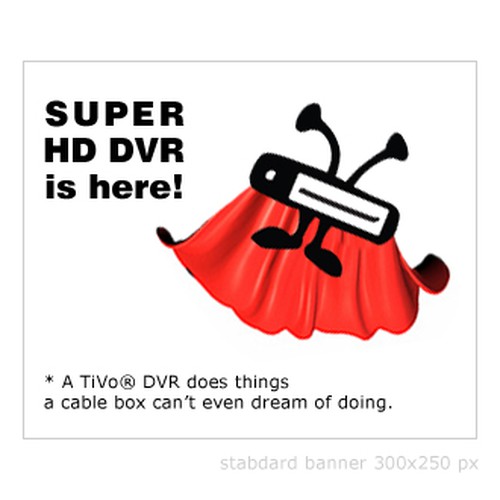 Banner design project for TiVo Diseño de edgy