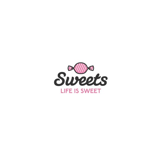 Logo for scandinavian high end Pick N Mix candy store Design by Bianca Moro