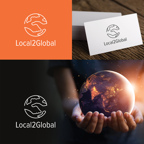 Can you combine a handshake and a globe into a seamless design that is minimal, abstract & trendy? Or, try something new Design von MFinity DesignStudio