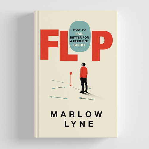 Design a book cover for a book called "FLOP" ! Design by rifally