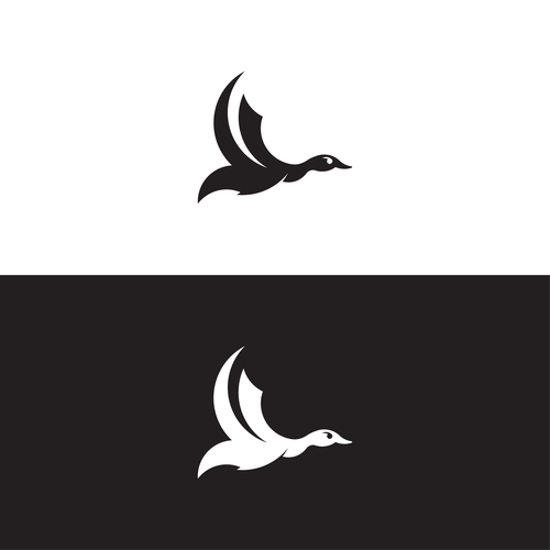 Modern duck logo for professional setting Design by E_creativ