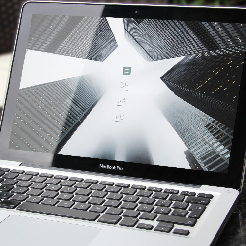 Elegant logo for web development studio. Design by Lu C.