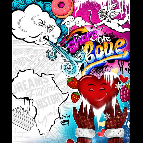 Design Dope Graffiti Wall / Mural like Illustration to create buzz for a product launch por Jezzus