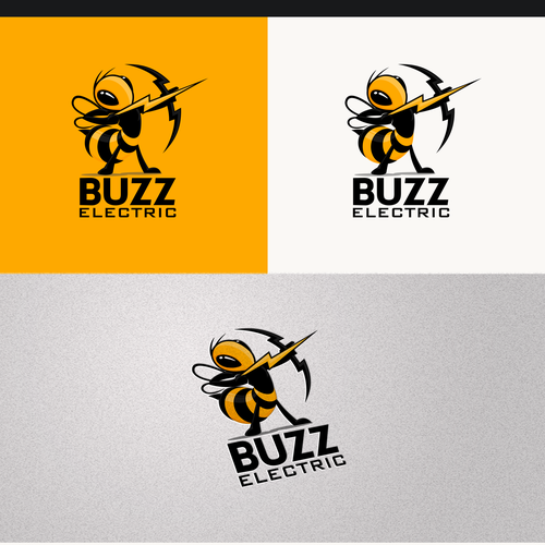 Create A Logo For Buzz Electric With A Bee And A Lightning Bolt